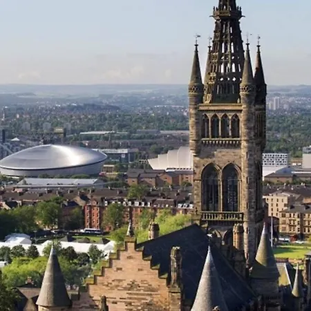 Comfy 1 Bedroom Flat With Free Parking Glasgow Exterior foto